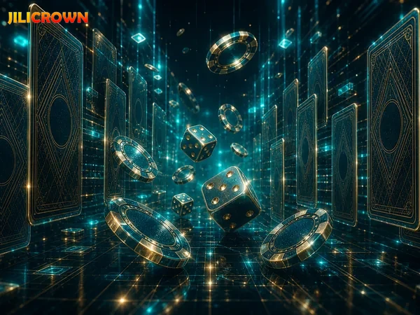 Homepage visual presenting JILICROWN game categories